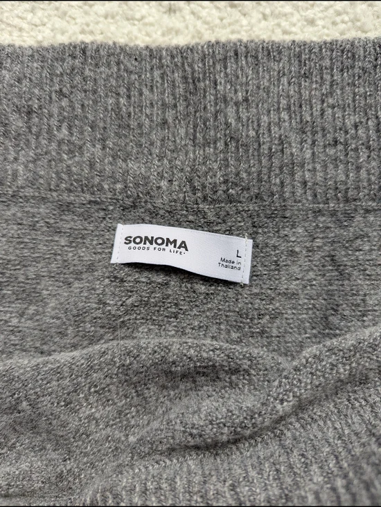 3 For $30. Sonoma Charcoal Knit Pencil Skirt - Picture 3 of 9